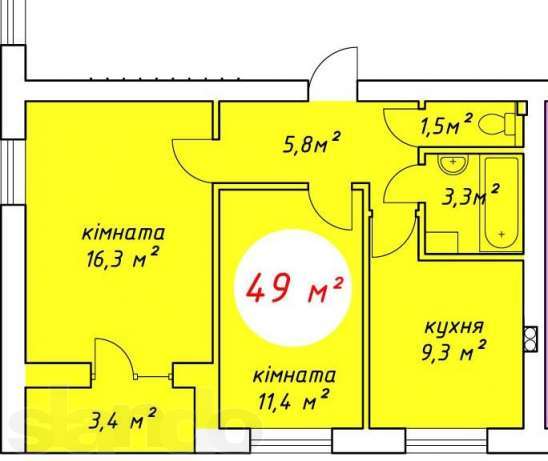 2-кімнатна 49 м² в ЖК Дубовий гай від забудовника, м. Ірпінь