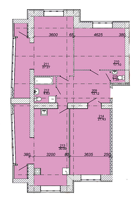 3-кімнатна 114.9 м² в ЖК Проскурів від забудовника, Хмельницький