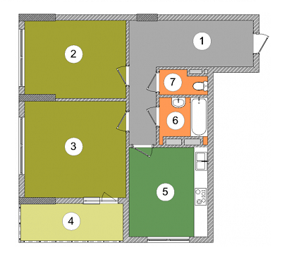 2-кімнатна 71 м² в ЖК Bristol Comfort House від 23 260 грн/м², Київ