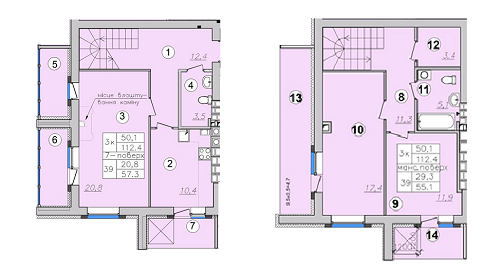 3-комнатная 112.4 м² в ЖК Шоколад от застройщика, Киев