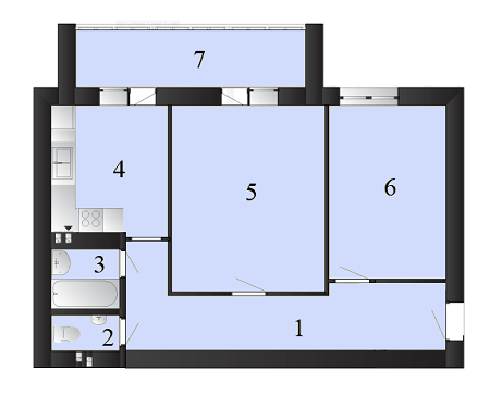 2-комнатная 61.86 м² в ЖК Пейзажные озера от 10 000 грн/м², пгт Макаров