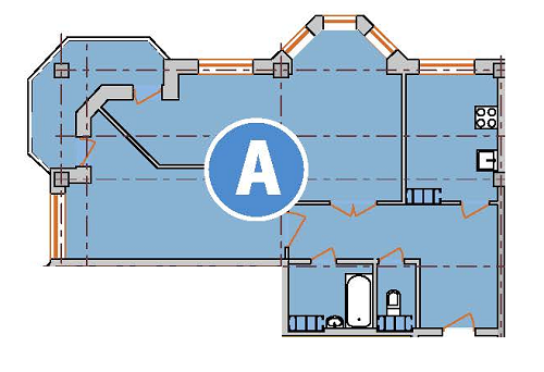 2-кімнатна 68.83 м² в ЖК Нове місто від 28 400 грн/м², Херсон