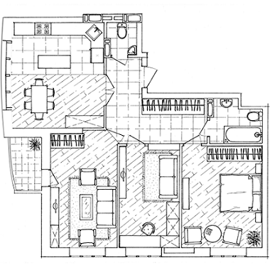 3-комнатная 91.74 м² в ЖК Автограф от застройщика, Киев