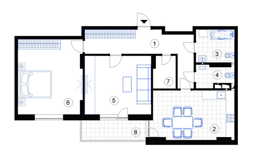 2-комнатная 92.6 м² в ЖД на ул. Евгения Коновальца (Щорса), 36Е от 32 300 грн/м², Киев