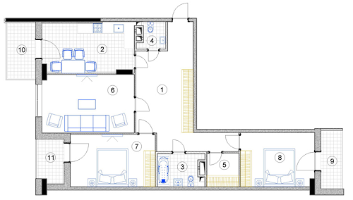 3-комнатная 112.2 м² в ЖД на ул. Евгения Коновальца (Щорса), 36Е от 33 200 грн/м², Киев