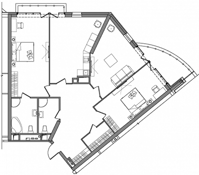 3-комнатная 137.92 м² в ЖК Alter Ego от 71 550 грн/м², Киев