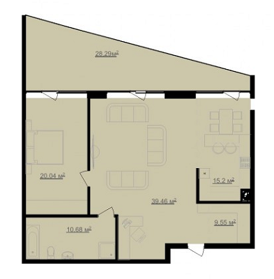 2-кімнатна 94.93 м² в ЖК Avalon Lux від 32 000 грн/м², Львів