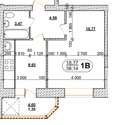 1-кімнатна 38.14 м² в ЖК на вул. Василя Порика від 18 000 грн/м², Вінниця