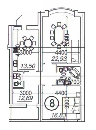 2-кімнатна 72.43 м² в ЖБК Співаючий фонтан від 20 000 грн/м², Одеса