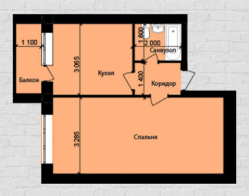 1-комнатная 40.85 м² в ЖК Східна Перлина от застройщика, Винница