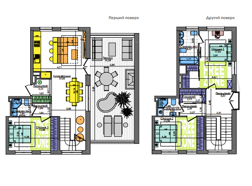 Двухуровневая 118.55 м² в ЖК Файна Таун от застройщика, Киев