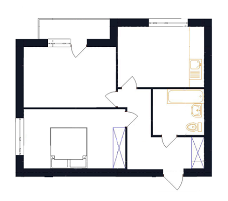 2-кімнатна 53 м² в ЖК Family від 18 750 грн/м², с. Гатне