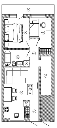 3-комнатная 64 м² в ЖК Comfort House от 12 400 грн/м², г. Обухов