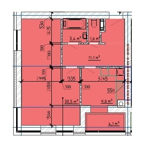 1-кімнатна 60.47 м² в ЖК Будинок на Тітова від 16 000 грн/м², Дніпро