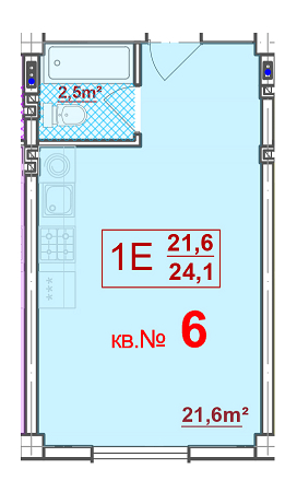 1-кімнатна 24.1 м² в ЖК Полтавський Шлях від 16 850 грн/м², Харків