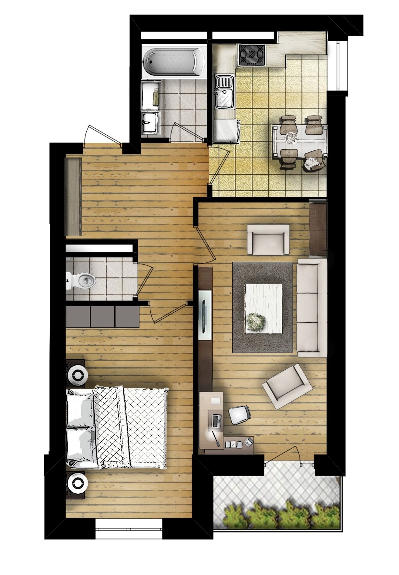 2-кімнатна 59.47 м² в ЖБ Новий масив від 18 000 грн/м², Дніпро