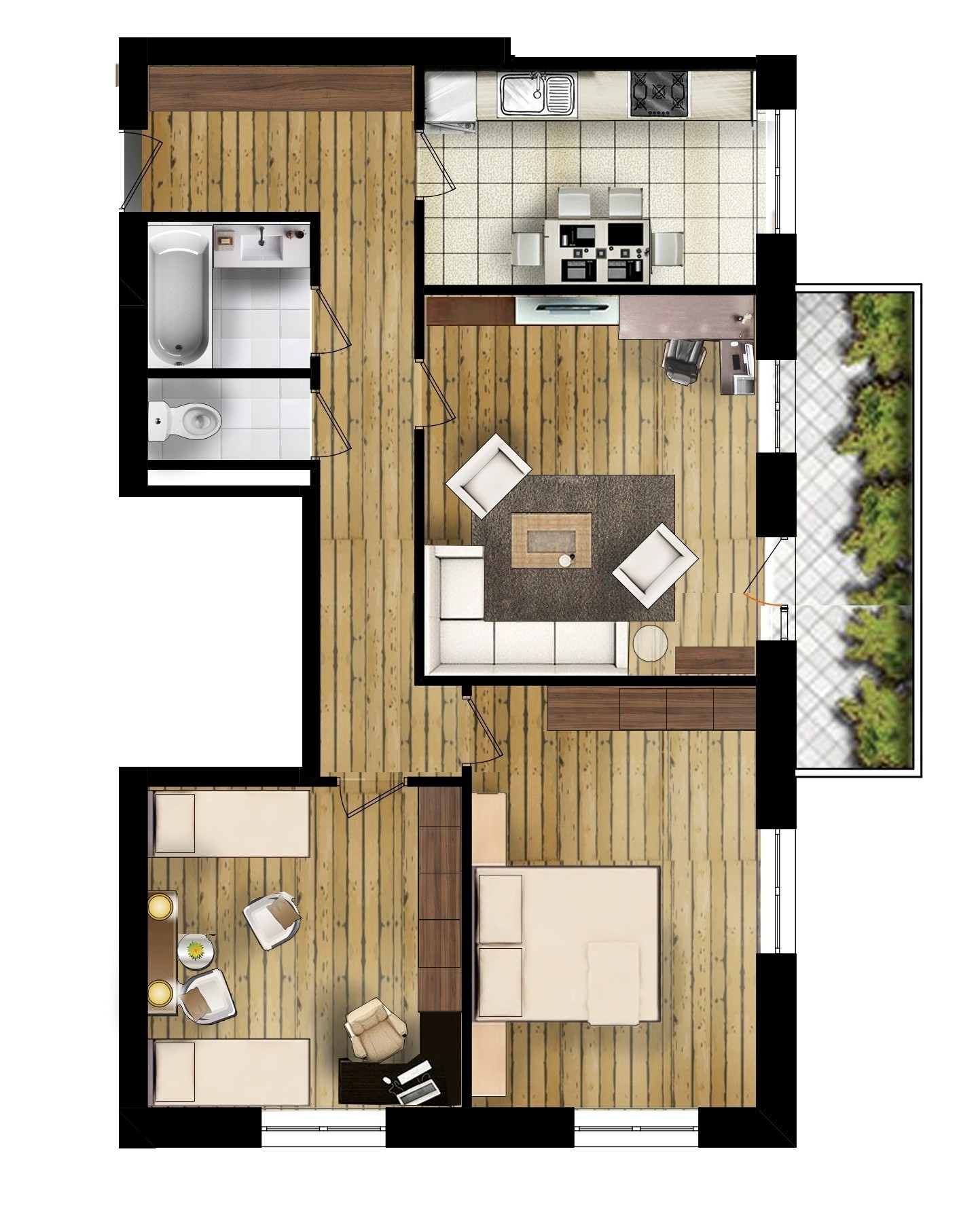 3-комнатная 89.41 м² в ЖД Новый массив от 18 000 грн/м², Днепр