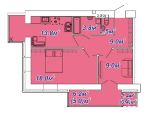 2-кімнатна 60.4 м² в ЖК Яровиця Парк від забудовника, м. Володимир-Волинський