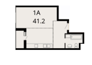 1-кімнатна 41.2 м² в ЖК Лінкольн від 15 500 грн/м², Львів