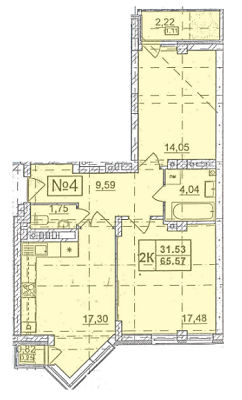 2-комнатная 65.57 м² в ЖК Сиховская околица от 14 900 грн/м², Львов