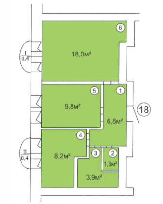 2-комнатная 48.8 м² в ЖК Вересковый от 13 800 грн/м², Киев