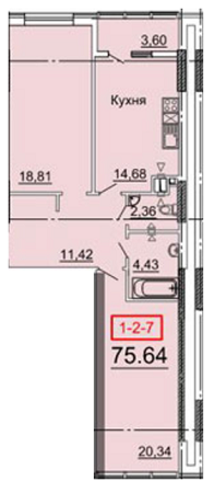 2-комнатная 75.64 м² в ЖК Тридцать первая жемчужина от 26 520 грн/м², Одесса