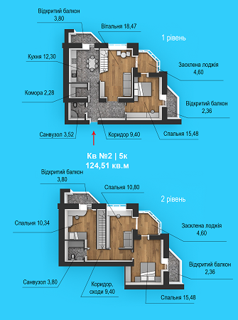 5+ кімнат 124.51 м² в ЖБ Липинський від 12 000 грн/м², с. Липини