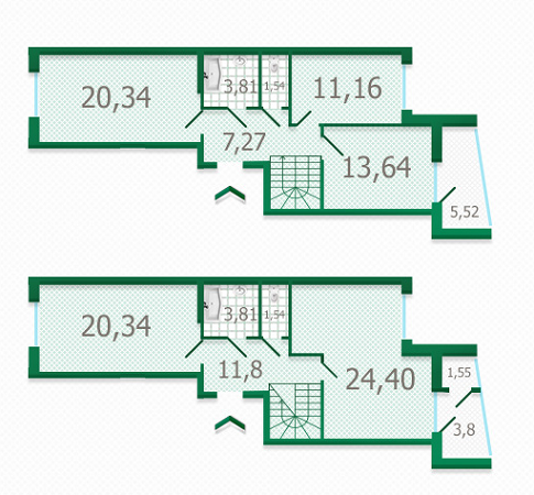 5+ комнат 129.74 м² в ЖК Микитская Слобода от застройщика, Киев