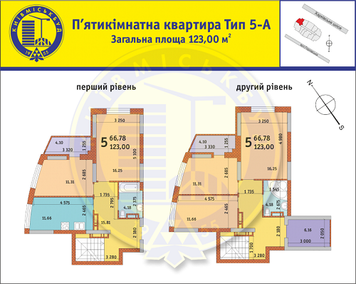 5+ кімнат 123 м² в ЖК на вул. Горлівська, 215а, 215б, 215в від забудовника, Київ
