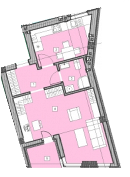 1-комнатная 40.9 м² в ДД INTEREST от застройщика, Львов