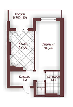 1-кімнатна 46 м² в ЖК 5th Avenue від забудовника, Львів