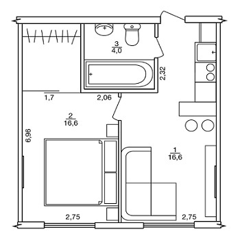 2-кімнатна 37.2 м² в ЖК Бестужевські сади від 19 650 грн/м², Харків