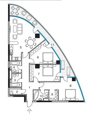 3-кімнатна 127.77 м² в ЖК Taryan Towers від 128 750 грн/м², Київ