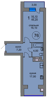 1-кімнатна 42.2 м² в ЖК Ворзель Парк від 8 700 грн/м², смт Ворзель