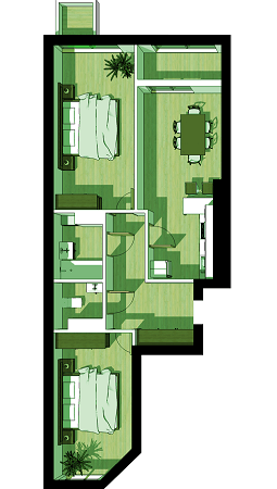 2-комнатная 72 м² в ЖК Город трав от 14 260 грн/м², Львов