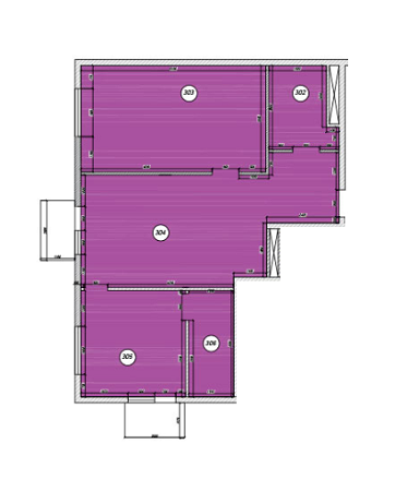 2-комнатная 74 м² в КД Дайберг от 19 970 грн/м², пгт Таирово