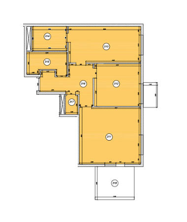 2-комнатная 82.04 м² в КД Дайберг от 19 970 грн/м², пгт Таирово