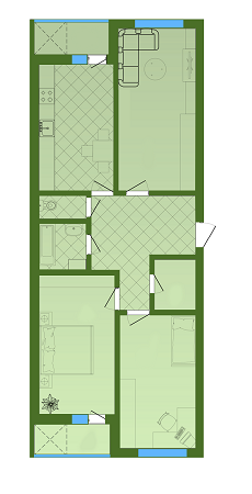 3-кімнатна 92.41 м² в ЖК Добра Оселя від 16 530 грн/м², Львів