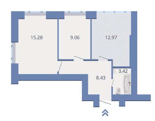 2-кімнатна 49.16 м² в ЖК Єсенін 2 від 14 000 грн/м², м. Ірпінь