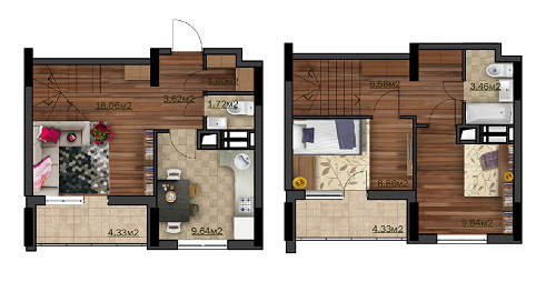 5+ комнат 69.84 м² в ЖК Звездный от 11 800 грн/м², г. Вышгород