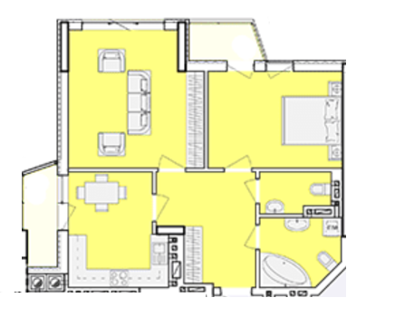 2-комнатная 67.3 м² в ЖК Зелена околиця от 22 450 грн/м², Львов