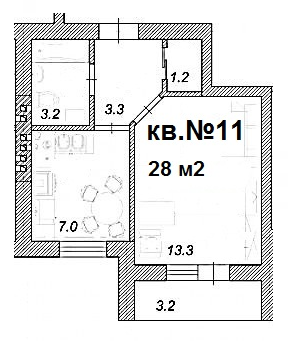 1-кімнатна 28 м² в ЖК Креатив Хаус від забудовника, м. Ірпінь