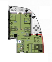 2-комнатная 104.66 м² в ЖК Ланжерон от 52 000 грн/м², Одесса