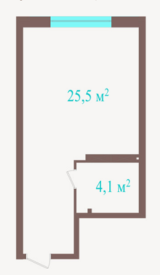 1-комнатная 29.58 м² в ЖК Метрополия от 27 000 грн/м², Киев