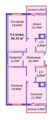 3-комнатная 96.5 м² в ЖК Михайловский городок от 18 000 грн/м², Одесса