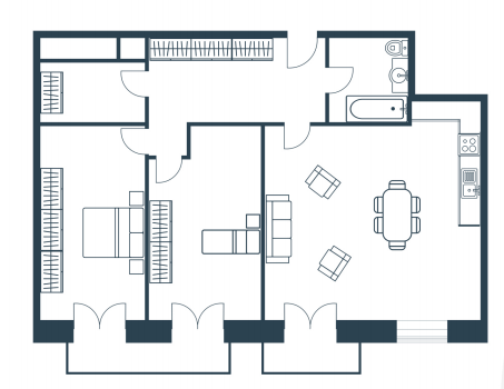 3-комнатная 86 м² в ЖК Аврора от 11 500 грн/м², г. Буча