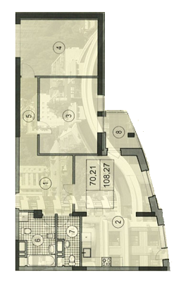 2-кімнатна 108.27 м² в ЖК по бул. Лесі Українки, 7Б від 43 280 грн/м², Київ