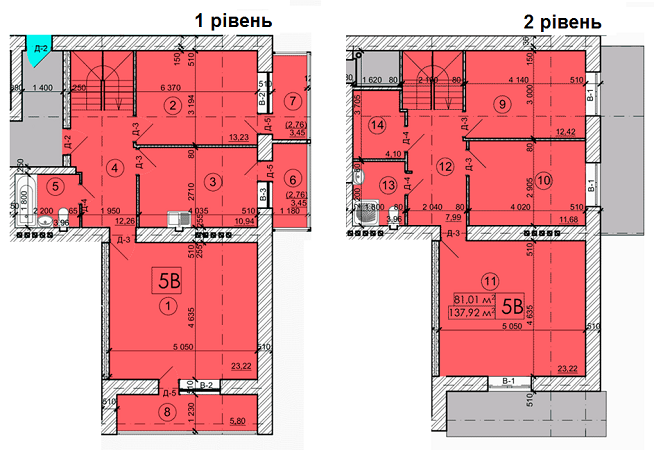 5+ комнат 137.92 м² в ЖК на ул. 600-летия, 17 от 9 800 грн/м², Винница