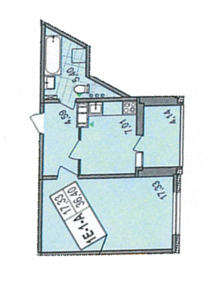 1-кімнатна 36.4 м² в ЖК на вул. Милославська, 18 від 16 000 грн/м², Київ