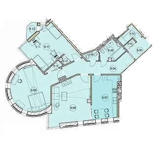 3-комнатная 111 м² в ЖК на ул. Погулянка, 5 от 35 410 грн/м², Львов